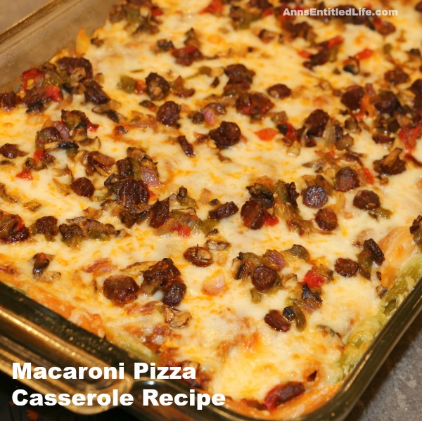 Macaroni Pizza Casserole Recipe 1146