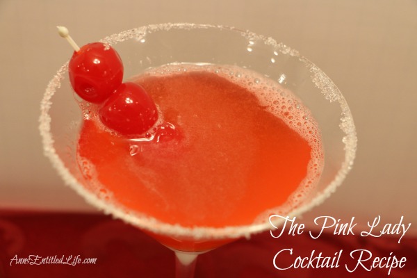 The Pink Lady Cocktail Recipe