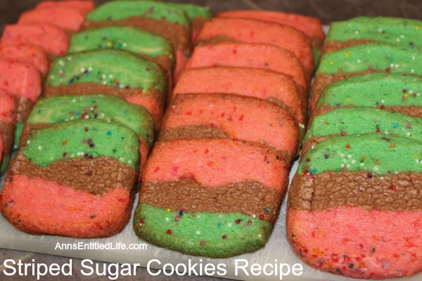 Striped Sugar Cookies Recipe