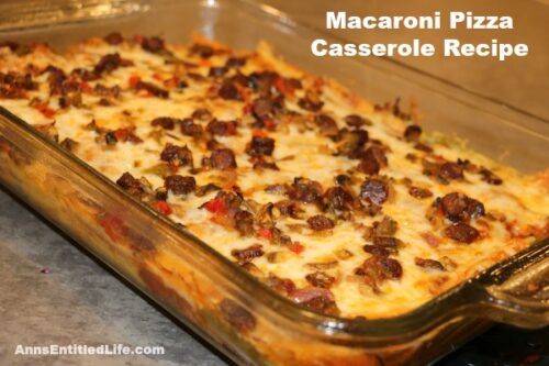 Macaroni Pizza Casserole Recipe 4118