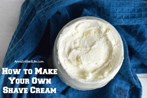 Make Your Own Shave Cream