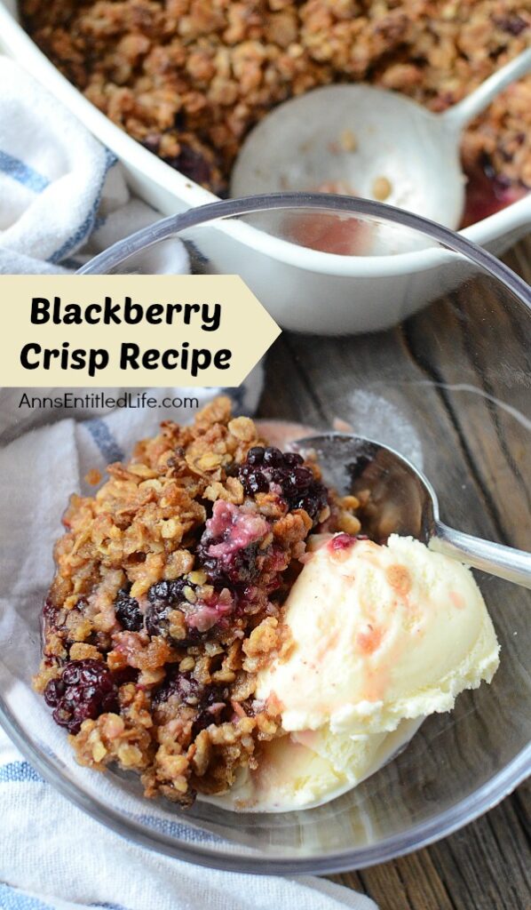 Blackberry Crisp Recipe