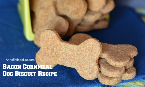 homemade dog treats with cornmeal