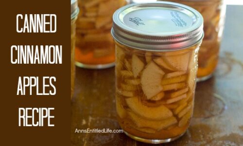 Canned Cinnamon Apples Recipe