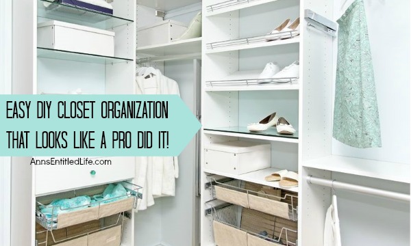 DIY Closet Organization