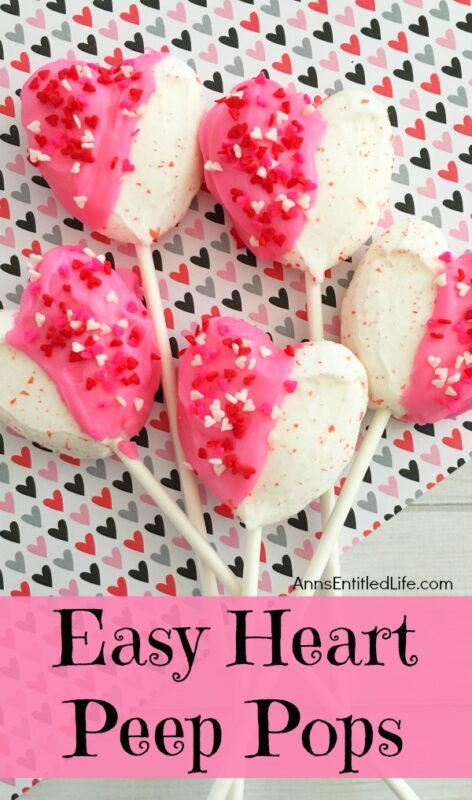 Easy Heart Peeps Pops Recipe