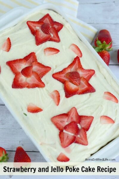 Strawberry and Jello Poke Cake Recipe