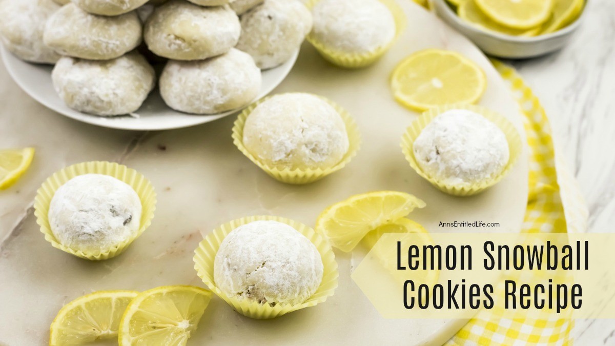 Lemon Snowball Cookies Recipe