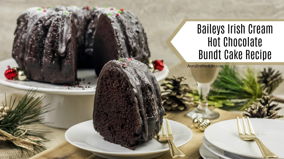 Baileys Dark Chocolate Bundt Cake - Browned Butter Blondie