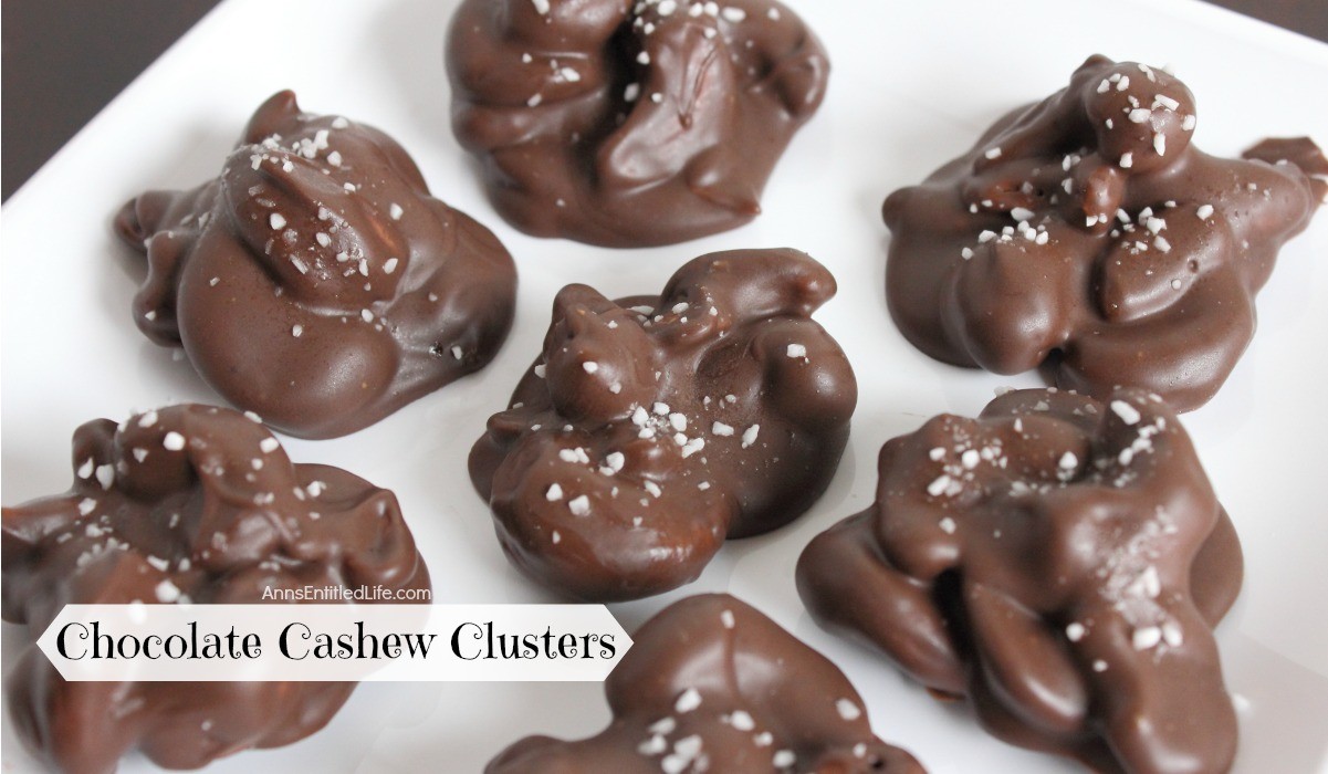 dark chocolate cashew clusters recipe