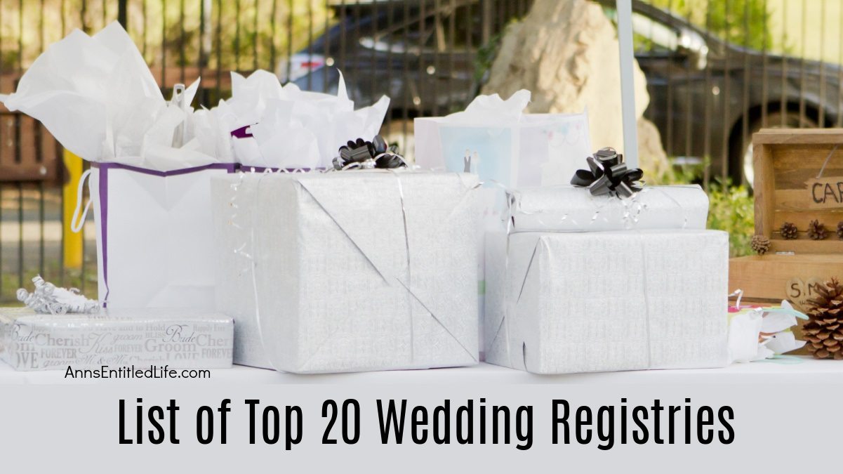 List of Top 20 Wedding Registries