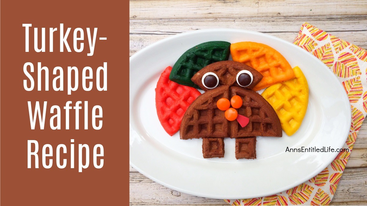 Get ready for thanksgiving with these super fun turkey waffles