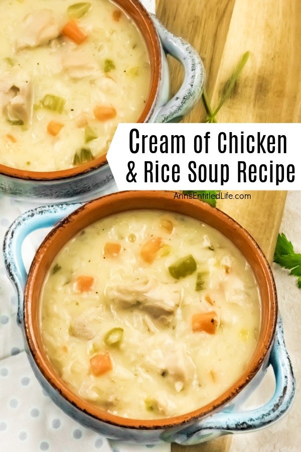 Cream of Chicken and Rice Soup Recipe