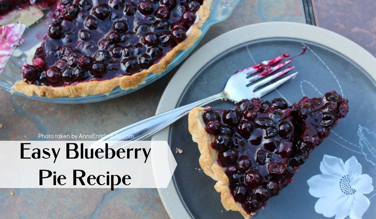 Old-Fashioned Blueberry Pie Recipe