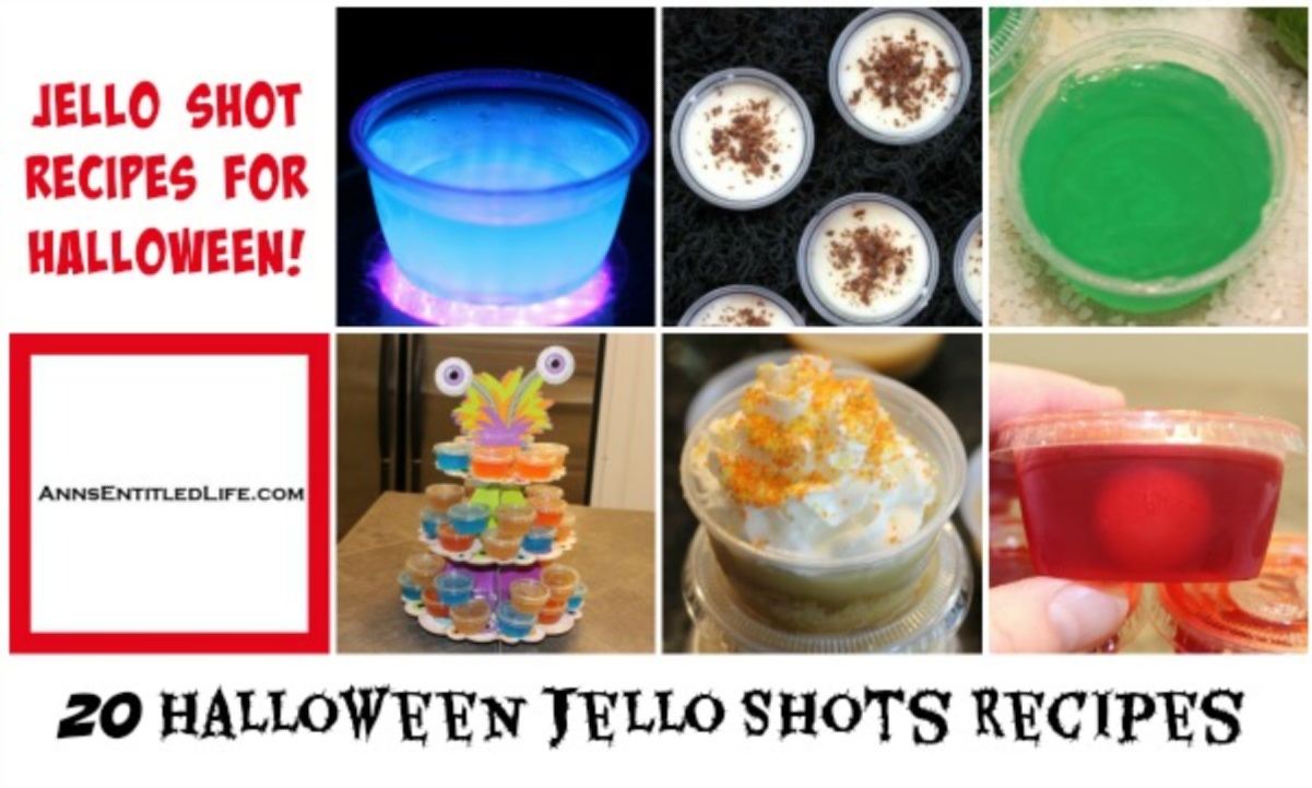 20 Jello Shots for Halloween