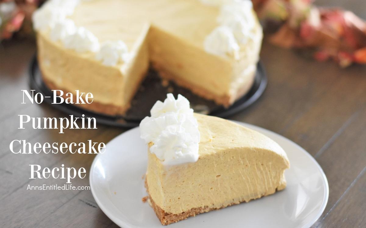 No Bake Pumpkin Cheesecake Recipe   No Bake Pumpkin Cheesecake Recipe Photo 