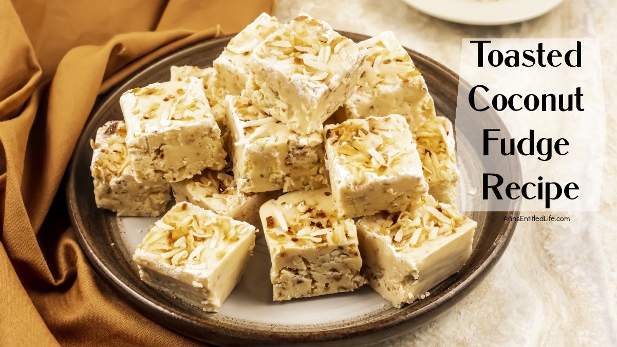 Toasted Coconut and Pecan Fudge - Real Life Dinner