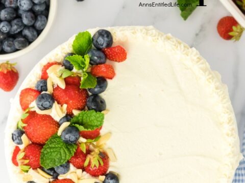 Fresh Fruit cake - Dough and Cream