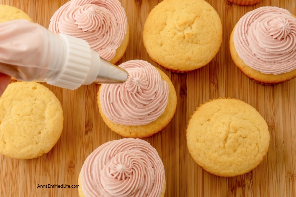 Homemade Raspberry Lemonade Cupcakes Recipe. This raspberry lemonade cupcake recipe is the epitome of a summertime cupcake flavor; it tastes exactly like your favorite summer beverage! Moist lemon cupcakes and raspberry buttercream frosting are the perfect summer sweet-tart flavor.