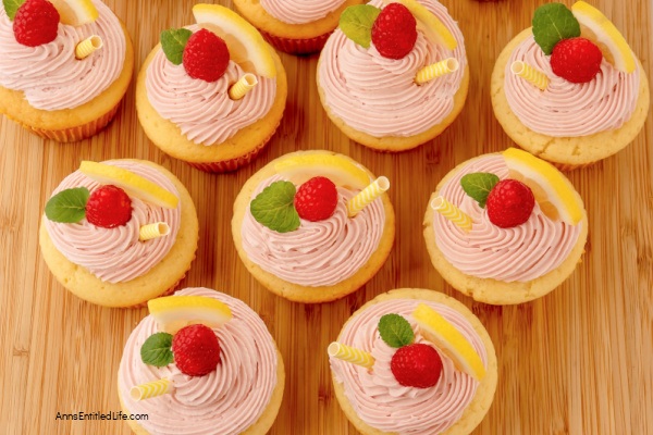 Homemade Raspberry Lemonade Cupcakes Recipe. This raspberry lemonade cupcake recipe is the epitome of a summertime cupcake flavor; it tastes exactly like your favorite summer beverage! Moist lemon cupcakes and raspberry buttercream frosting are the perfect summer sweet-tart flavor.