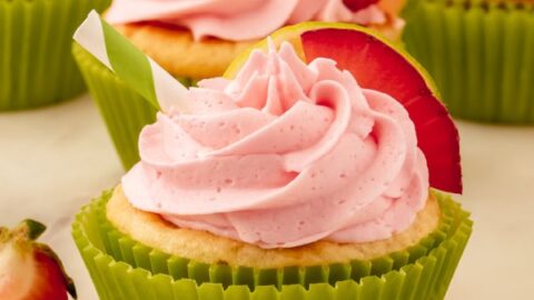 Strawberry Margarita Cupcakes Recipe with Tequila