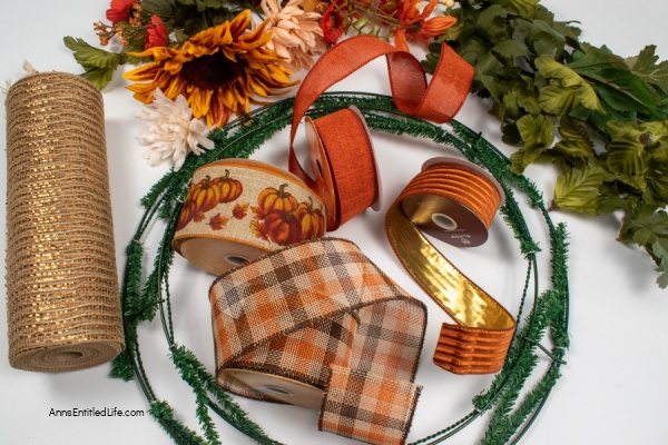 Autumn Deco Mesh Wreath | Easy to Make DIY Tutorial. With this simple DIY tutorial, you can create a stunning autumn deco mesh wreath. It's perfect for adding a festive touch to your home decor this fall season.