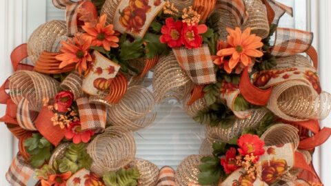 Autumn Deco Mesh Wreath | Easy to Make DIY Tutorial