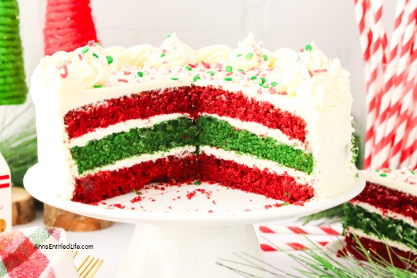 Red & Green Velvet Christmas Layer Cake Recipe. The Red & Green Velvet Christmas Layer Cake is a festive twist on the classic velvet cake, perfect for holiday celebrations. This visually stunning dessert combines rich flavors and vibrant colors, making it a centerpiece at any holiday gathering.