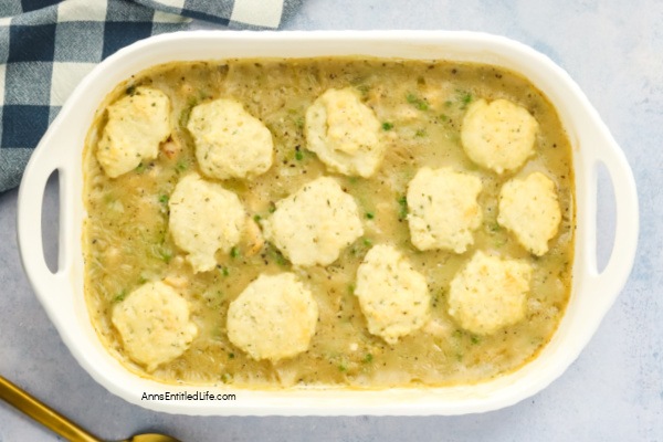 Chicken and Dumplings Casserole Recipe | Easy + Best. This easy recipe makes a delicious chicken and dumpling casserole. Perfect for family dinners, it is loaded with flavor and comes together in no time flat!