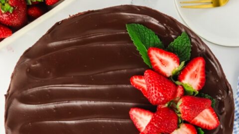 Homemade Chocolate Strawberry Mousse Cake Recipe