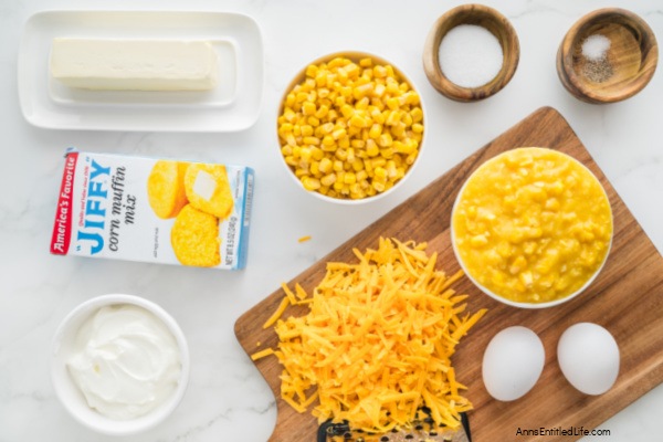 Corn Casserole Recipe | Easy Family Favorite. Try this simple corn casserole recipe, a family favorite perfect for holidays or weeknight meals. Quick to make with just a few ingredients, it is always a hit!