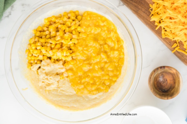 Corn Casserole Recipe | Easy Family Favorite. Try this simple corn casserole recipe, a family favorite perfect for holidays or weeknight meals. Quick to make with just a few ingredients, it is always a hit!