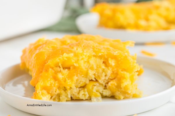 Corn Casserole Recipe | Easy Family Favorite. Try this simple corn casserole recipe, a family favorite perfect for holidays or weeknight meals. Quick to make with just a few ingredients, it is always a hit!