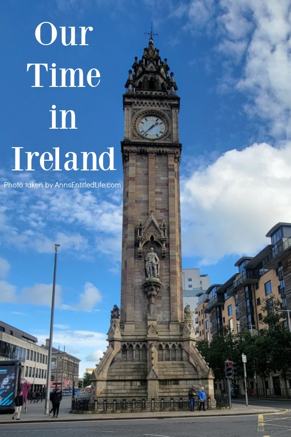 Clock tower in Belfast, Ireland